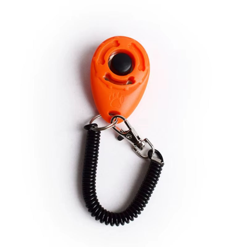 Adjustable Dog Training Clicker with Wrist Strap - Cat and Dog Training Aid Tool