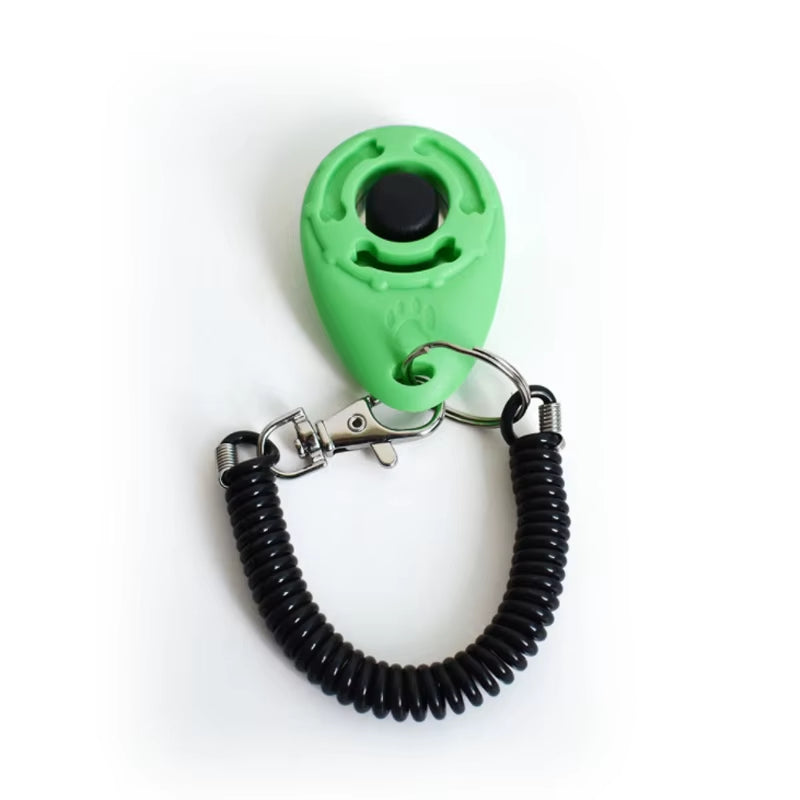 Adjustable Dog Training Clicker with Wrist Strap - Cat and Dog Training Aid Tool