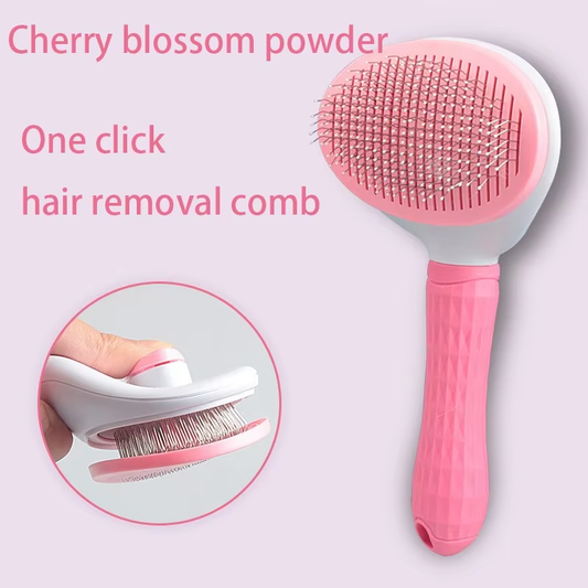 Pawvanah Professional Pet Grooming Brush and Comb for Dogs and Cats - Effective Hair Remover Tool for Puppies and Kittens